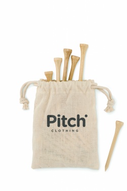 Logo trade promotional item photo of: 20 bamboo golf tees set