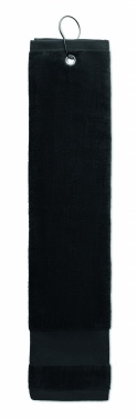 Logo trade promotional giveaways picture of: Cotton golf towel with hanger