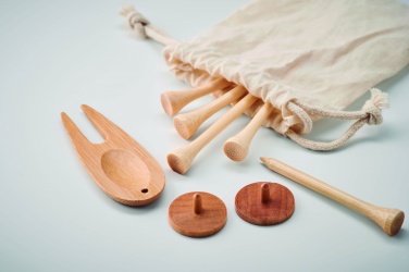 Logo trade corporate gifts image of: Golf accessories set in pouch