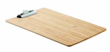 Logo trade promotional giveaways picture of: A4 bamboo clipboard