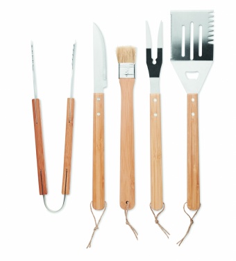 Logo trade advertising products image of: 5 Barbecue tools in pouch