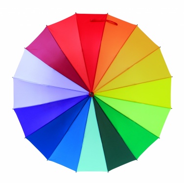 Logo trade promotional items image of: 27 inch rainbow umbrella