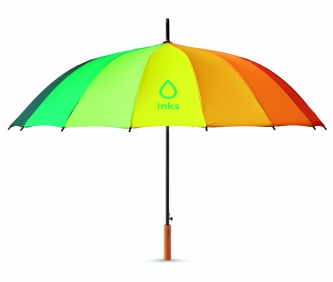 Logotrade advertising product picture of: 27 inch rainbow umbrella