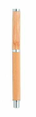 Logotrade promotional item image of: Bamboo gel pen