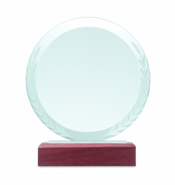 Logo trade promotional merchandise photo of: Round award plaque