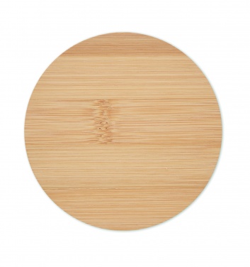 Logotrade promotional merchandise picture of: Bamboo round coaster