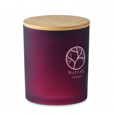 Logo trade business gift photo of: Plant based wax candle 280 gr