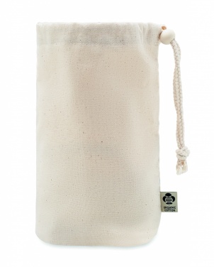 Logo trade promotional merchandise image of: Small Organic cotton bag