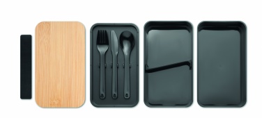 Logotrade advertising products photo of: Lunch box in PP and bamboo lid