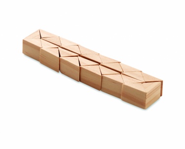 Logotrade promotional item picture of: Wooden puzzle/brain teaser