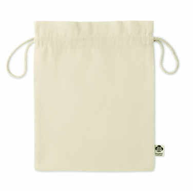 Logo trade business gifts image of: Medium organic cotton gift bag