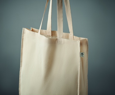 Logo trade promotional products image of: Organic cotton shopping bag