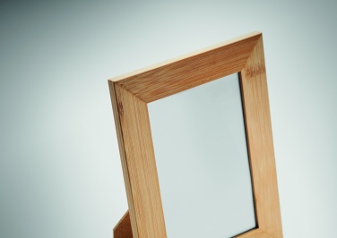 Logo trade promotional gift photo of: Bamboo photo frame