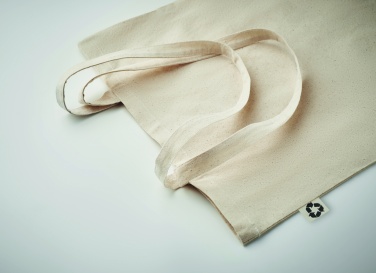 Logo trade promotional merchandise image of: Recycled cotton shopping bag