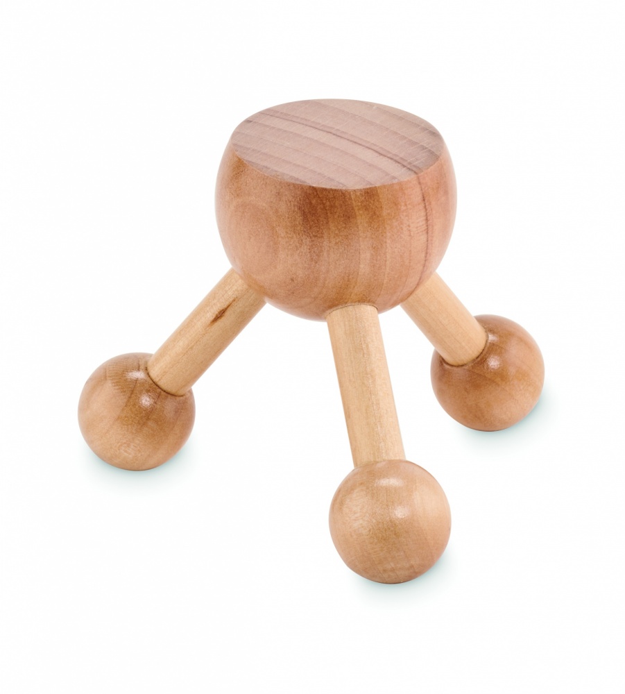 Logotrade promotional giveaway picture of: Hand held massager in wood