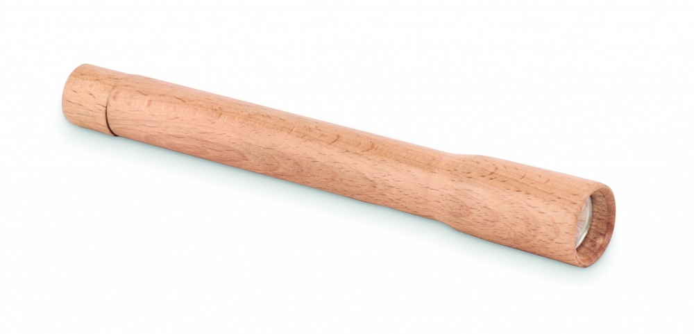 Logotrade corporate gift image of: Wooden torch with COB light