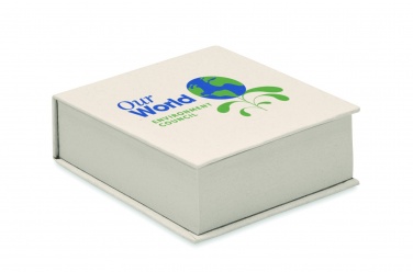 Logo trade promotional giveaways image of: Recycled milk carton memo pad