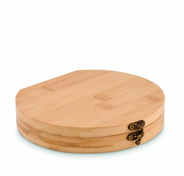 Logo trade promotional giveaways picture of: 15 piece tool set bamboo case