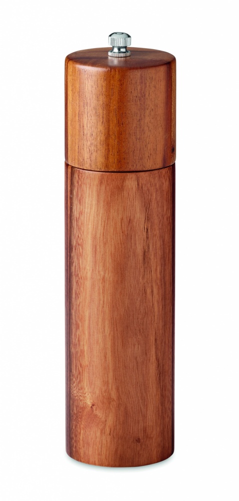 Logo trade promotional gift photo of: Pepper grinder in acacia wood