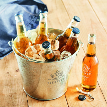 Logotrade advertising product image of: Metal beer bucket 4L