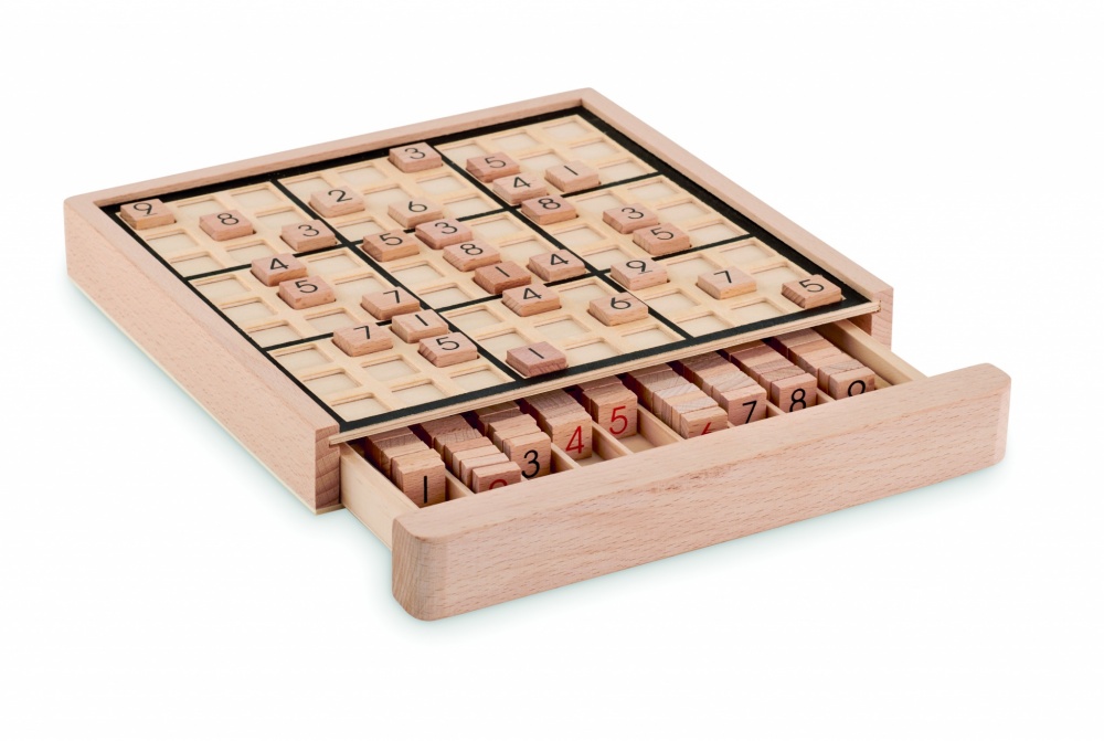 Logotrade corporate gift image of: Wooden sudoku board game