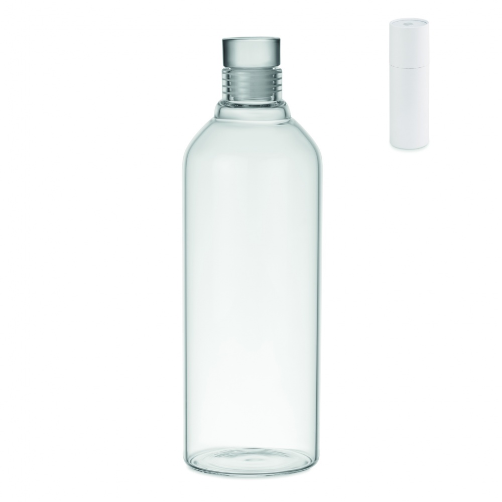 Logo trade advertising products picture of: Borosilicate bottle 1L