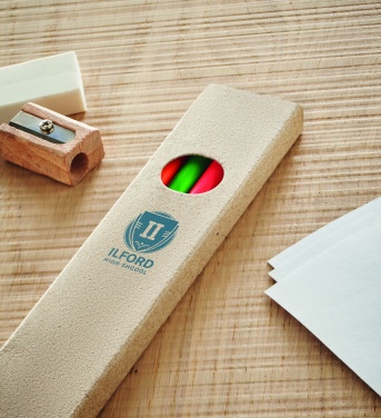 Logotrade promotional product image of: 4 highlighter pencils in box