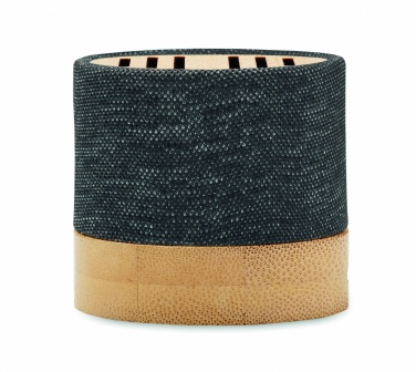 Logotrade promotional item image of: Bamboo RPET wireless speaker