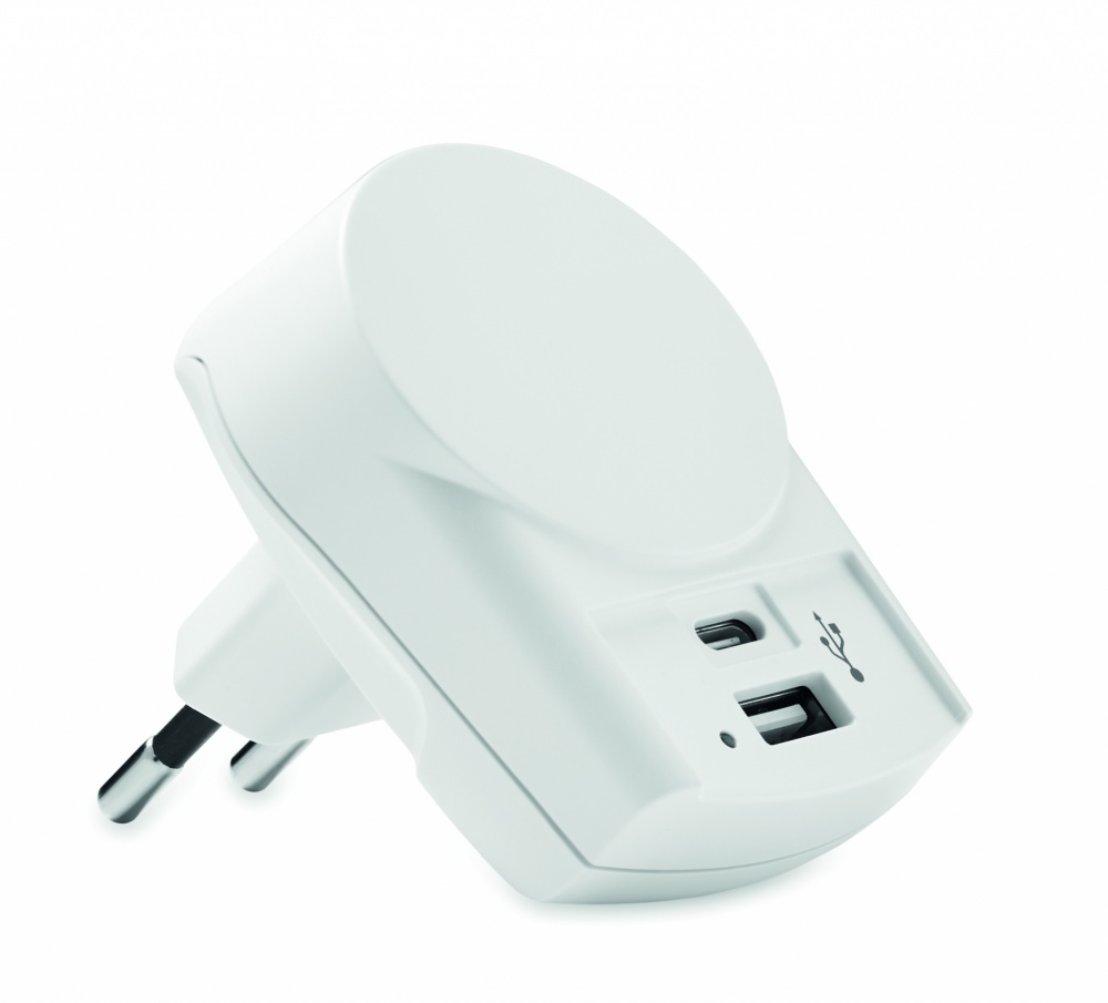Logo trade promotional product photo of: Skross Euro USB Charger (AC)