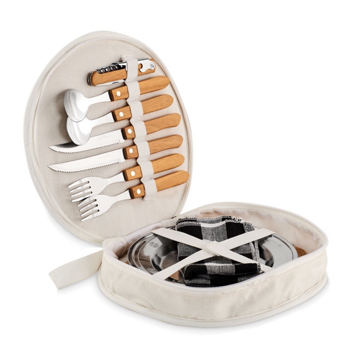 Logotrade promotional item image of: Picnic 2 person set in pouch