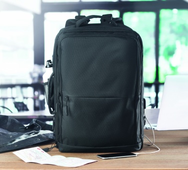 Logotrade promotional giveaway picture of: Backpack 600D RPET
