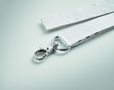 Logo trade promotional merchandise photo of: Seed paper lanyard w/hook