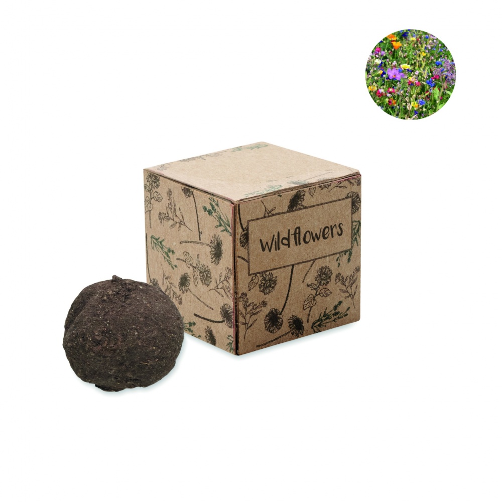 Logo trade promotional merchandise picture of: Seed bomb growing kit