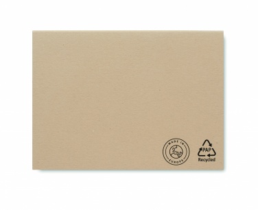 Logo trade advertising products image of: Recycled paper memo set