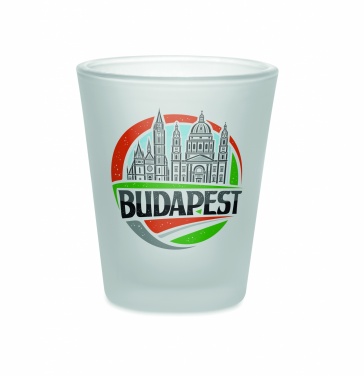 Logo trade promotional giveaways picture of: Sublimation shot glass 44ml