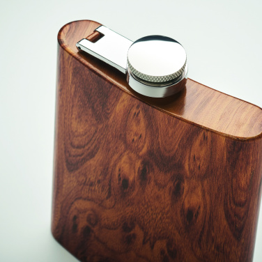 Logotrade advertising product image of: Slim hip flask 190 ml