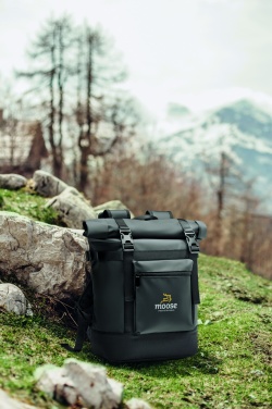 Logo trade business gift photo of: Rolltop backpack 50C tarpaulin