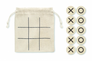 Logo trade corporate gifts picture of: Wooden tic tac toe