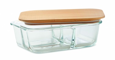 Logotrade promotional giveaways photo of: Glass lunch box with bamboo lid