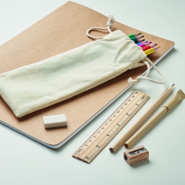 Logotrade promotional giveaway picture of: Kids drawing set in drawstring