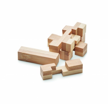 Logo trade advertising products picture of: Bamboo brain teaser puzzle