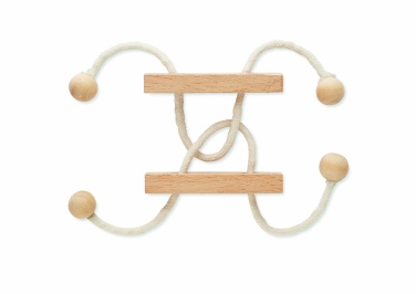 Logo trade corporate gifts picture of: Wooden brain teaser rectangle