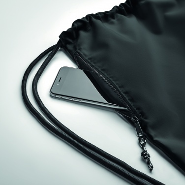 Logotrade promotional items photo of: Large drawstring bag 300D RPET