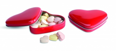 Logotrade corporate gifts photo of: Heart tin box with candies