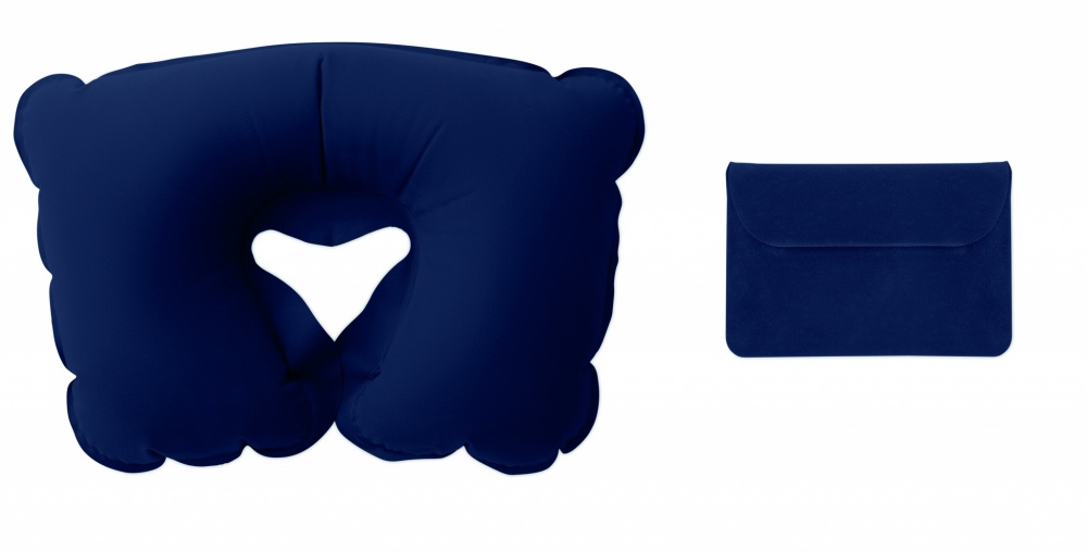 Logo trade promotional giveaways image of: Inflatable pillow in pouch