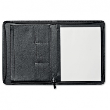 Logo trade promotional items picture of: A4 leather conference folder