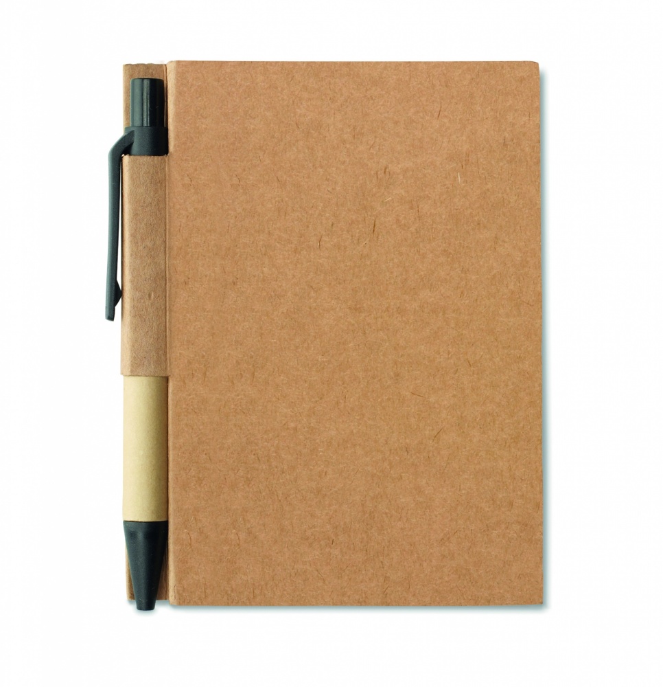 Logotrade promotional gift picture of: Recycled notebook with pen