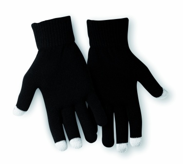 Logo trade business gifts image of: Tactile gloves for smartphones