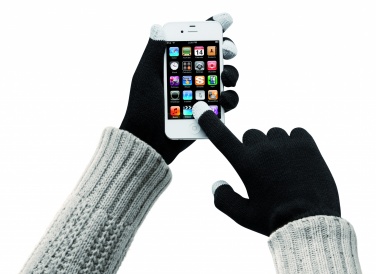 Logo trade advertising products picture of: Tactile gloves for smartphones