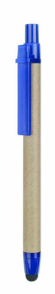Logo trade advertising products image of: Recycled carton stylus pen